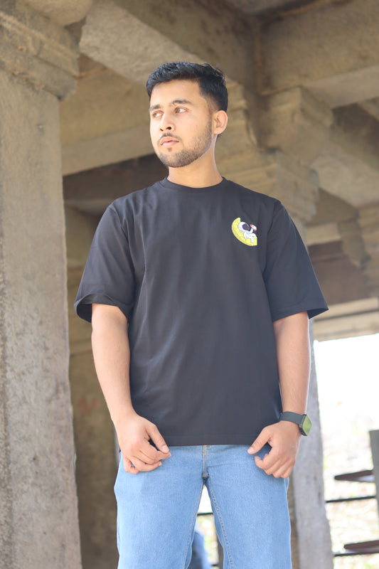 Space Black Oversize Tshirt