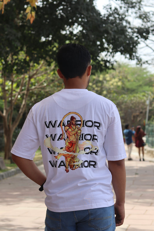 Warrior White Oversize Tshirt