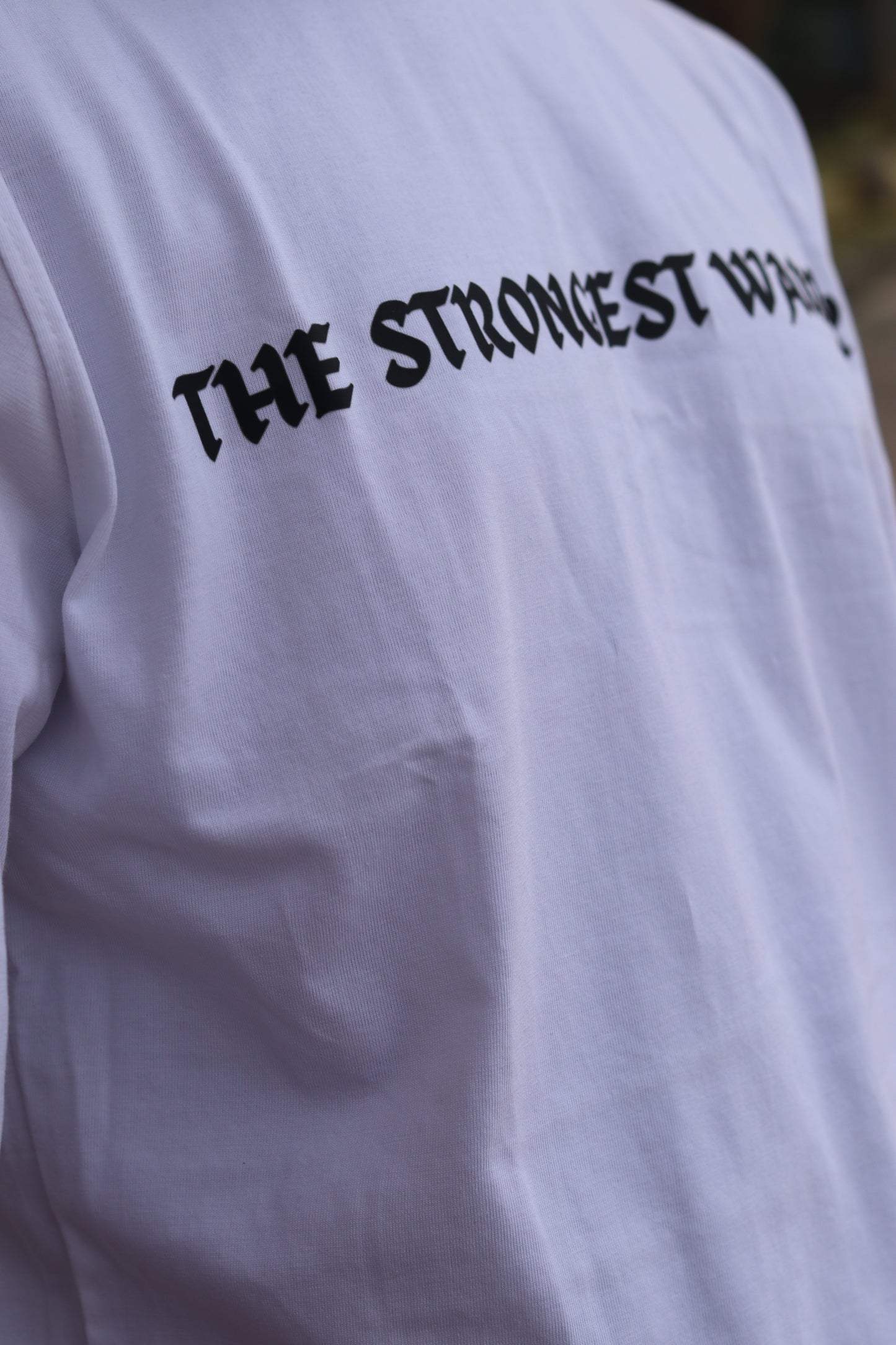 Warrior White Oversize Tshirt